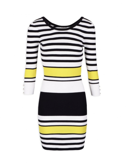 Morgan Dress RMINO.N NIGHT/CITRON Morgan Dress RMINO.N NIGHT/CITRON