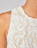 Morgan Dress RICAT.P OFF WHITE/NUDE