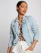 Morgan Żakiet VAMMY JEAN BLEACHED