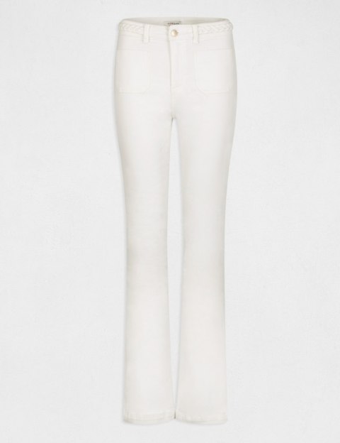 Morgan Spodnie PSEVEN OFF WHITE Morgan Spodnie PSEVEN OFF WHITE