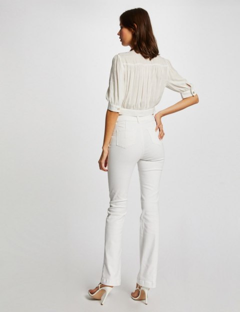 Morgan Spodnie PSEVEN OFF WHITE Morgan Spodnie PSEVEN OFF WHITE