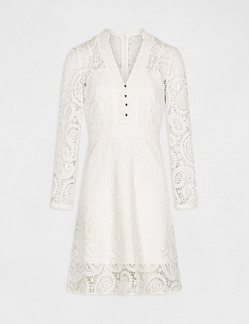 Morgan Dress ROMANE OFF WHITE