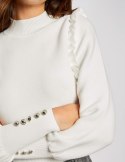 Morgan Sweater MGENEV OFF WHITE