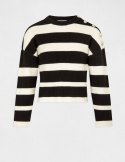 Morgan Sweater MARIN NOIR/IVOIRE