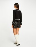 Morgan Sweater MGOYA NOIR/OFF WHITE