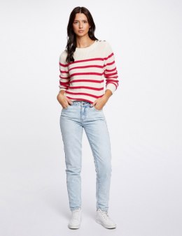 Morgan Sweater MASHI IVOIRE/FUCHSIA