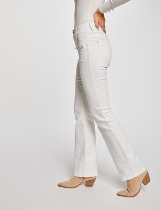 Morgan Spodnie POLEN2 OFF WHITE