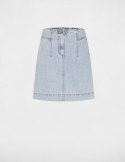 Morgan Skirt JAQUA JEAN BLEACHED