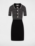 Morgan Dress RMROSS NOIR/BLANC