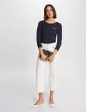 Morgan Blouse TMATEO MARINE/BLANC