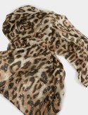 Morgan Scarf 5LOFE NOIR/BEIGE