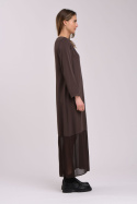 Humility Dress HI-RO-CASIMA CHOCOLAT