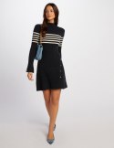 Morgan Dress RMALONE MARINE/OFF WHITE