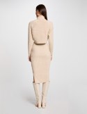 Morgan Sukienka RMORINE BEIGE CHINE