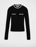 Morgan Sweater MSEOUL NOIR/OFFWHITE