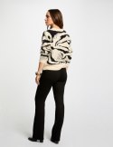 Morgan Sweter MZOU BEIGE/NOIR