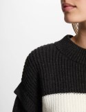 Morgan Sweater MCHARLY GRIS ANT/OFF WHITE