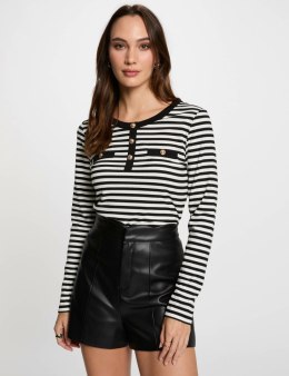 Morgan Blouse TSCOOP OFF WHITE/NOIR