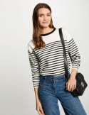 Morgan Sweter MELENE OFF WHITE/NOIR