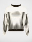 Morgan Sweter MELENE OFF WHITE/NOIR