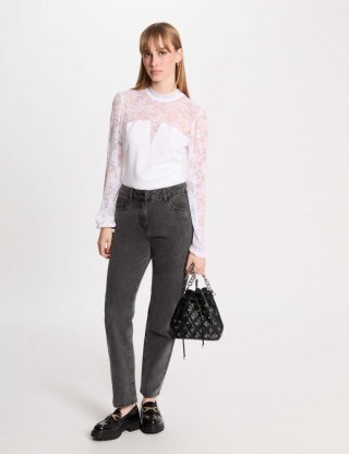 Morgan Bluzka TIMEL OFF WHITE