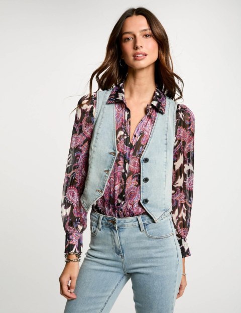 Morgan Kamizelka CFLA JEAN BLEACHED