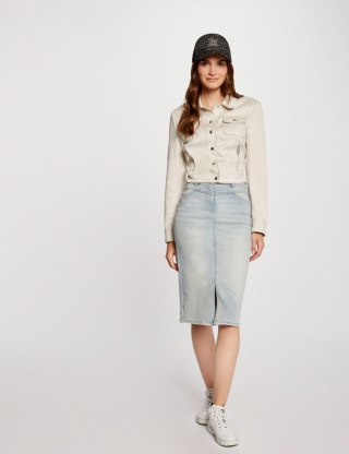 Morgan Skirt JAPA JEAN BLEACHED
