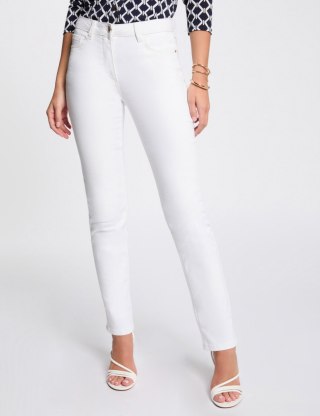 Morgan Spodnie PETROI1 OFF WHITE