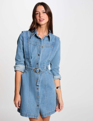 Morgan Sukienka RICOLI DENIM STONE