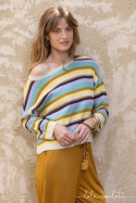 Lola Espeleta Sweter LEPU623S25 STRIPES