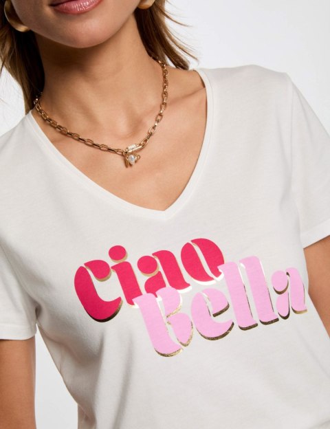 Morgan Bluzka DBELLO OFF WHIT/ROUGE