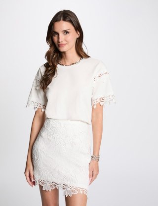 Morgan Spódnica JKOKI OFF WHITE