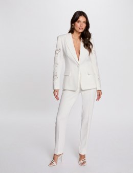 Morgan Spodnie PVAPLO OFF WHITE