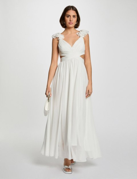 Morgan Sukienka RISSAL OFF WHITE