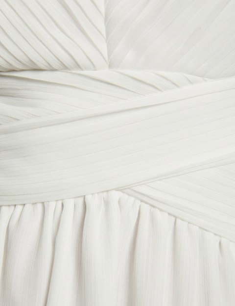 Morgan Sukienka RISSAL OFF WHITE