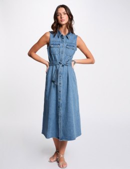 Morgan Dress RJEAN DENIM STONE