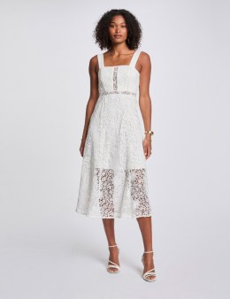 Morgan Dress ROVIDA OFF WHITE