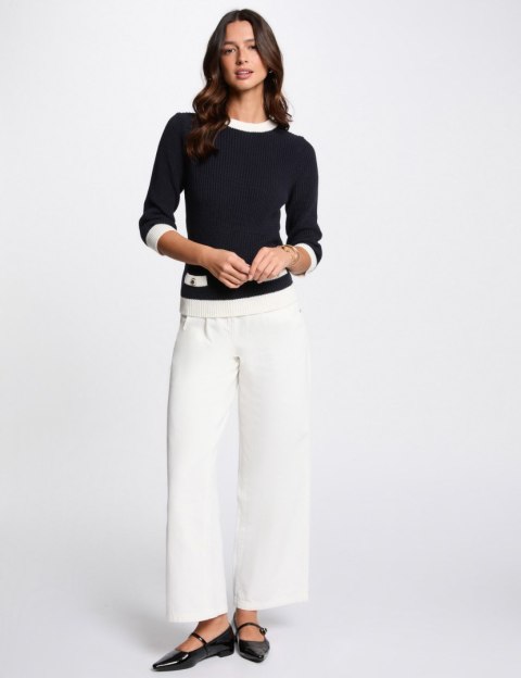 Morgan Sweter MAJORA MAR/OFF WHITE