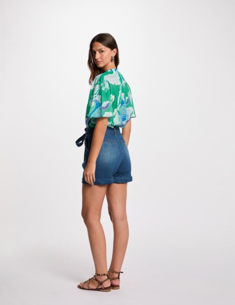 Morgan Blouse ONEL.F ULTRAMARINE VERTIGO PRINT