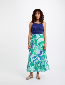 Morgan Skirt JFLIX.F ULTRAMARINE VERTIGO PRINT