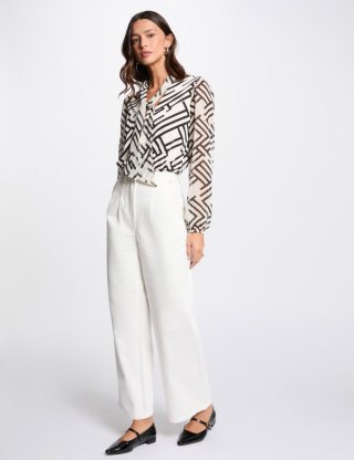 Morgan Spodnie PKABI OFF WHITE