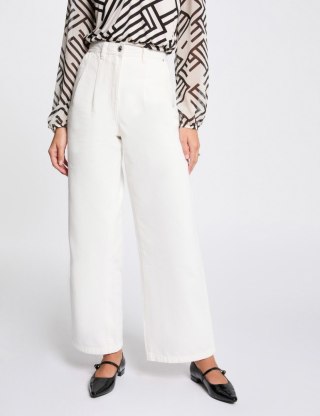 Morgan Spodnie PKABI OFF WHITE