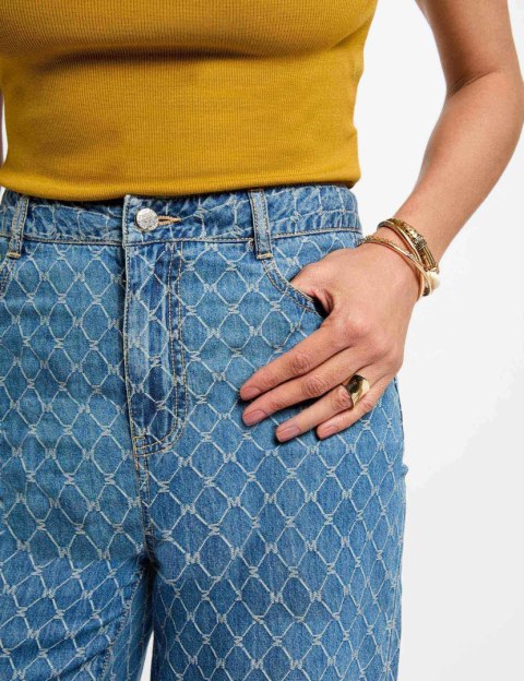 Morgan Spodnie PSTEL DENIM STONE