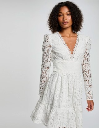 Morgan Dress RLUCA OFF WHITE
