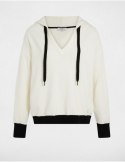 Morgan Sweter MARTINE OFF WHITE/NOIR