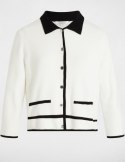 Morgan Sweter MJIM OFF WHITE/NOIR