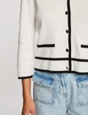 Morgan Sweter MJIM OFF WHITE/NOIR