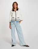 Morgan Sweter MJIM OFF WHITE/NOIR