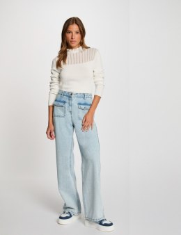 Morgan Sweter MSNOWI OFF WHITE