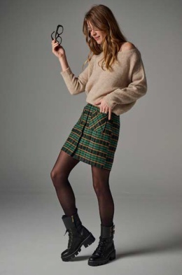 Lola Espeleta Skirt LEJU050W25 CHECK